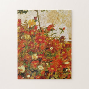Field of Flowers by Egon Schiele Jigsaw Puzzle