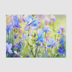 Field of Flowers-Consolida (A) Watercolor Tissue Paper