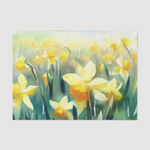 Field of Flowers-Daffodil (A) Watercolor Tissue Paper