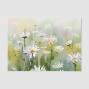 Field of Flowers-Daisy (C) Watercolor Tissue Paper