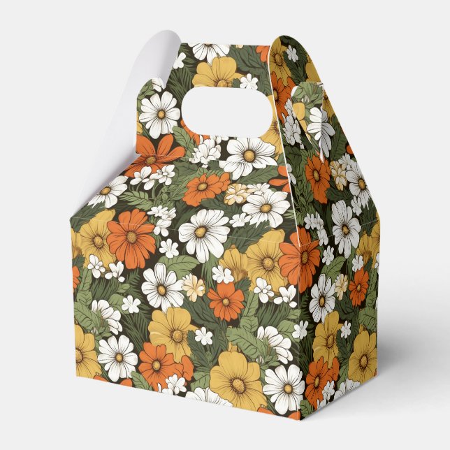 Field of Flowers Favour Box (Front Side)