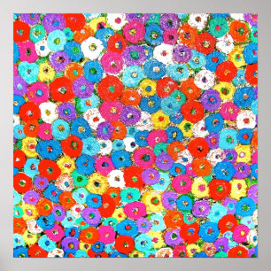 Field of Flowers Poster
