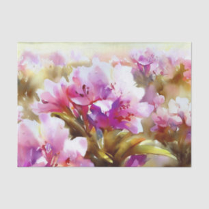 Field of Flowers-Rhododendron (D) Watercolor Tissue Paper