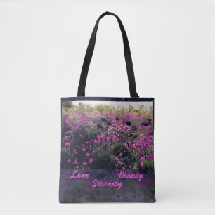 Field of flowers tote bag