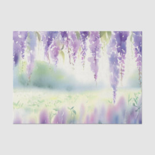 Field of Flowers-Wisteria (D) Watercolor Tissue Paper