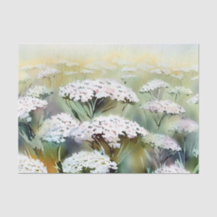 Field of Flowers-Yarrow (B) Watercolor  Tissue Paper