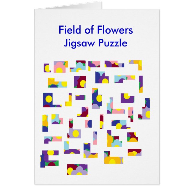 Field of FlowersJigsaw Puzzle (Front)
