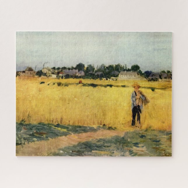 Field of Grain (by Berthe Morisot) Jigsaw Puzzle (Horizontal)