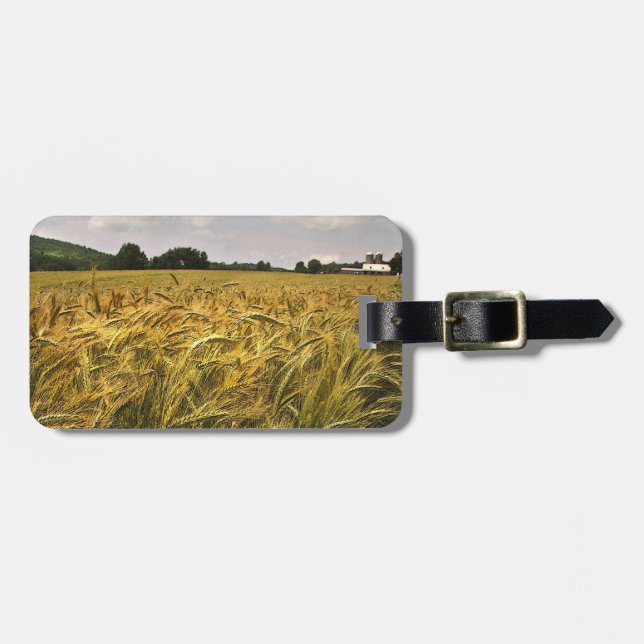 Field of Grain Luggage Tag (Front Horizontal)