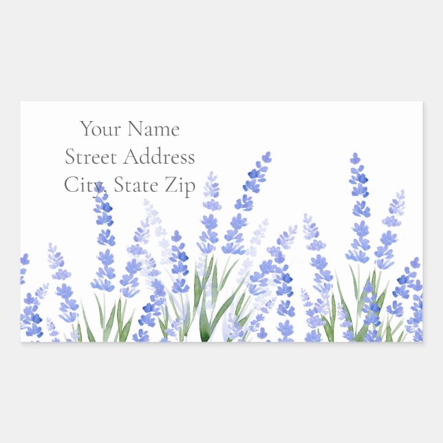 Field of Lavender 2 Labels (Front)