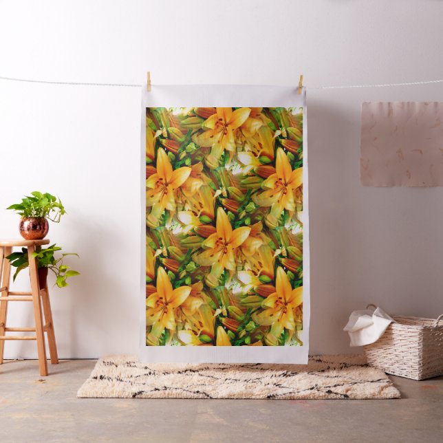 Field of Lilies...... Fabric (In Situ)