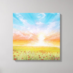 Field of Poppies Canvas Print