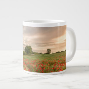 Field of Poppies Large Coffee Mug