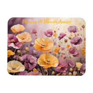Field of Poppies Serene and Vibrant Magnet