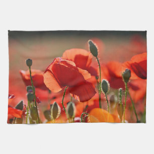 Field of Poppies. Tea Towel
