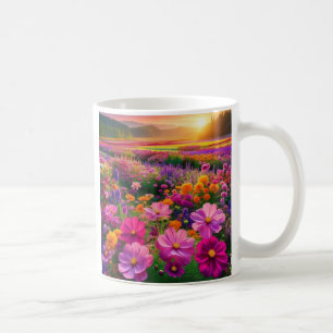 Field of Radiance Wildflower Customizable Coffee Mug