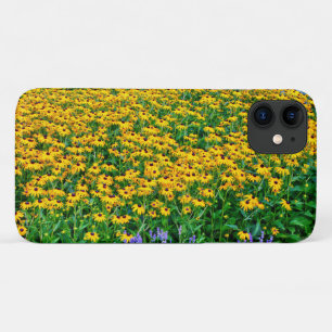 Field of Rudbeckia Hirta And Lavender iPhone 11 Case