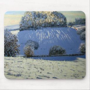 Field of shadows near Youlgrave Derbyshire Mouse Pad