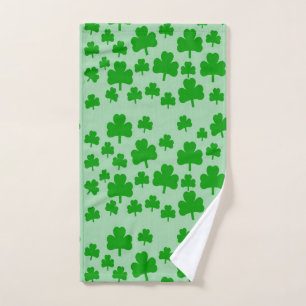 Field of Shamrocks Bath Towel Set