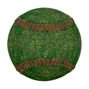 Field of Shamrocks Digital Art Pattern St Patricks Baseball