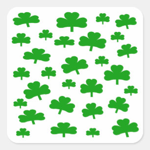 Field of Shamrocks stickers