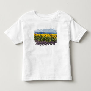 Field of sunflowers and lavender flowers, toddler T-Shirt