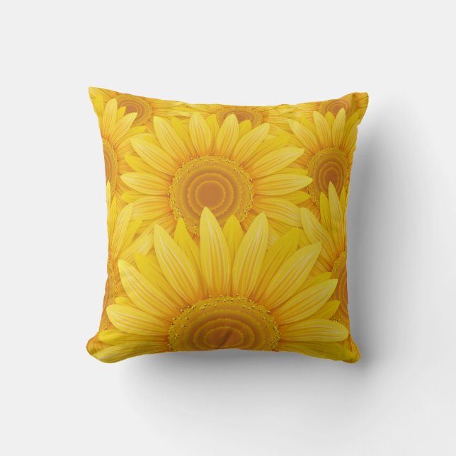 Field of Sunflowers Cushion (Front)