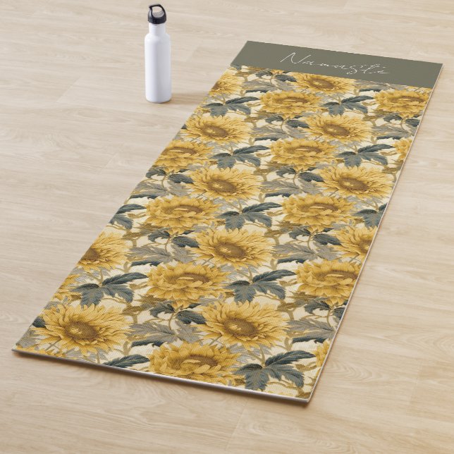 Field of Sunflowers Yoga Mat (In Situ)