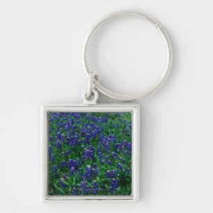 Field of Texas Bluebonnets Key Ring