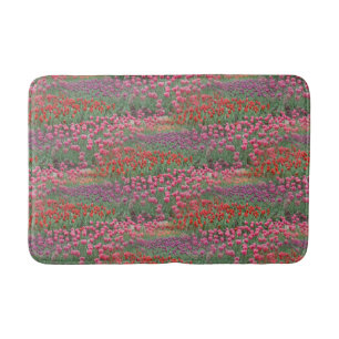 Field Of Tulips Bath Mat