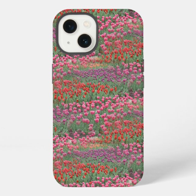 Field Of Tulips iPhone Case (Back)