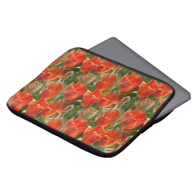 Field of Tulips...... Laptop Sleeve (Front Top)