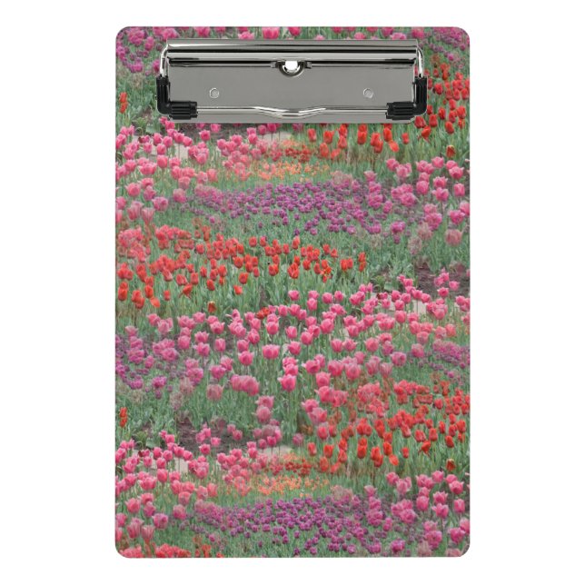 Field Of Tulips Mini Clipboard (Front)
