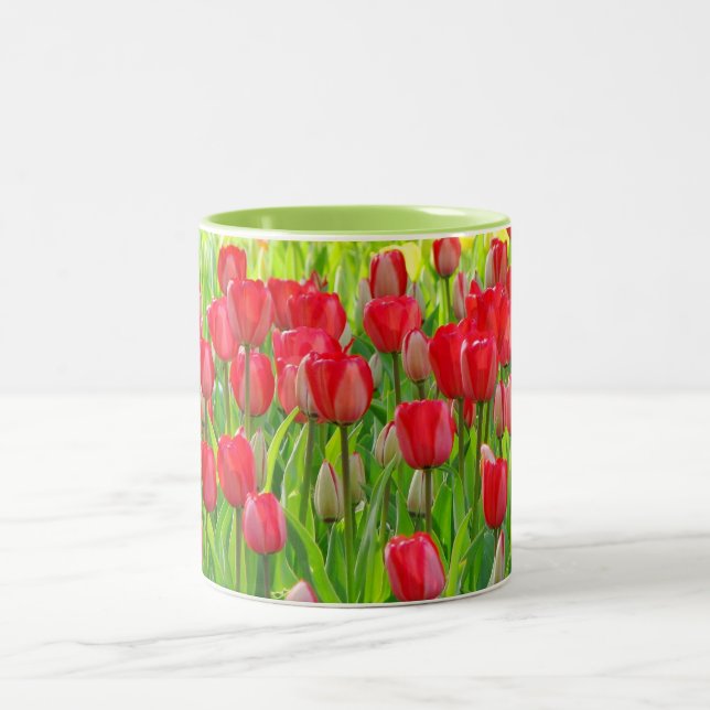 Field of tulips Mug (Center)