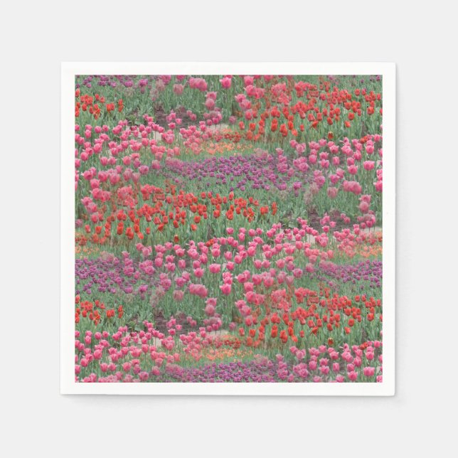 Field Of Tulips Napkin (Front)