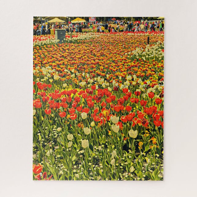 Field of tulips puzzle (Vertical)