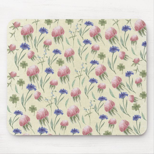 Field of wild flowers mouse pad (Front)