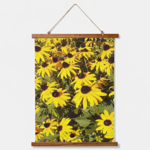 Field of Yellow Wildflowers Hanging Tapestry