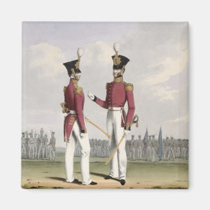 Field Officers of the Royal Marines, plate 2 from Magnet
