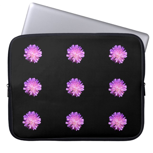 Field Scabious Laptop Sleeve (Front)