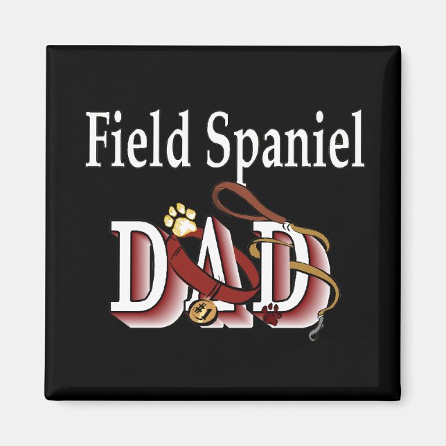 Field Spaniel dad Magnet (Front)
