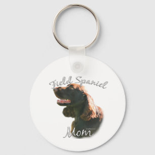 Field Spaniel Mum 2 Key Ring