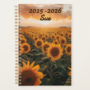 Field Sunflowers Sun Setting View Planner