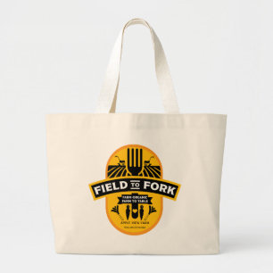 Field to Fork Large Tote Bag