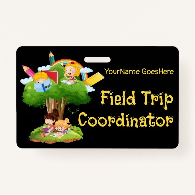 Field Trip Coordinator ID Badge (Front)