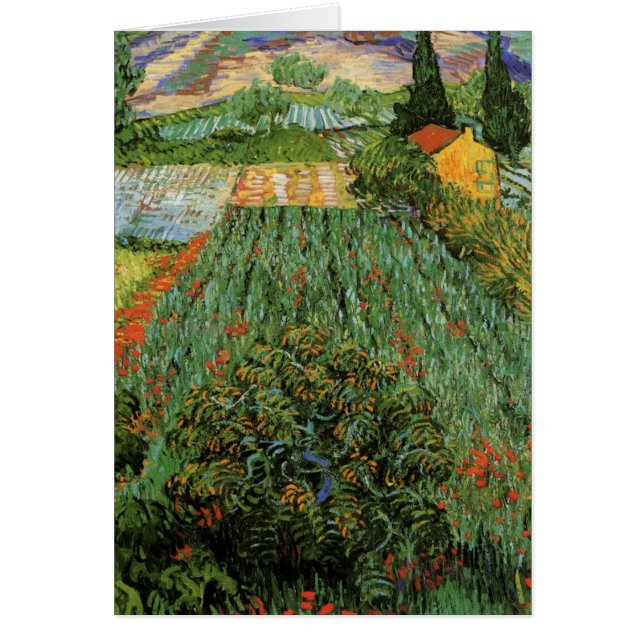 Field with Poppies by Vincent van Gogh (Front)