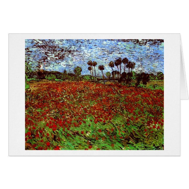 Field with Poppies Van Gogh Fine Art (Front Horizontal)