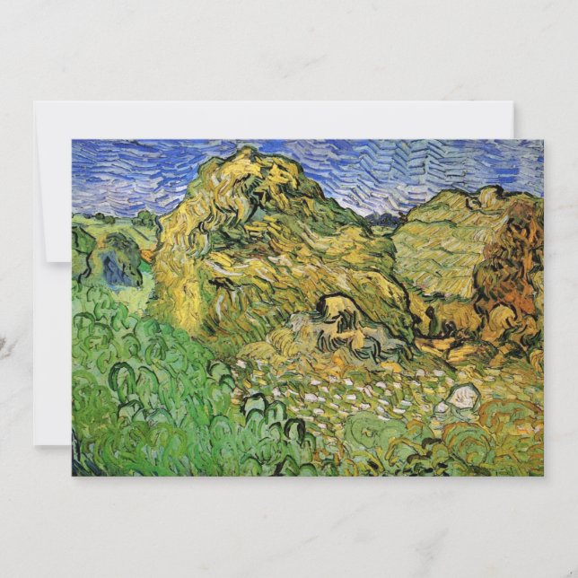 Field with Wheat Stacks by Vincent van Gogh (Front)
