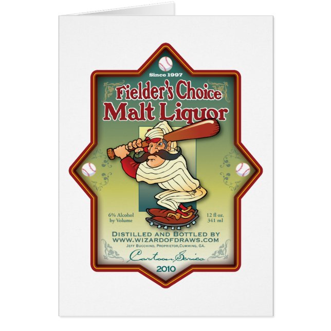 Fielder's Choice Malt Liquor (Front)