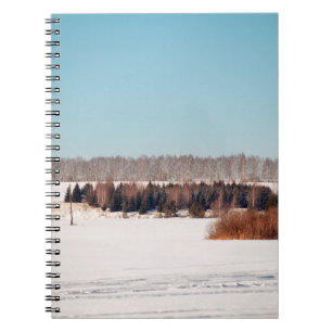 Fields and forests of central Russia. architecture Notebook